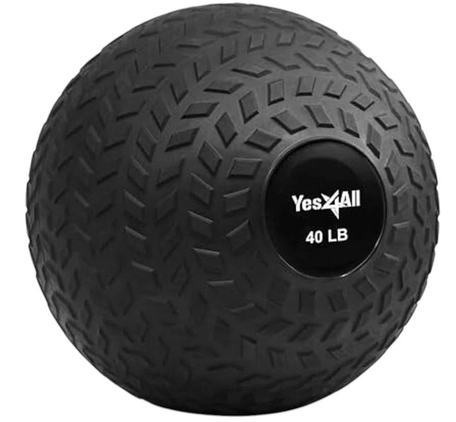 Yes4All Slam Balls Tread Exercise Ball 18KG/40LB
