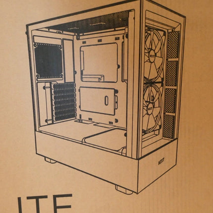 Nzxt H5 Elite (E-ATX) Mid Tower Cabinet (White)