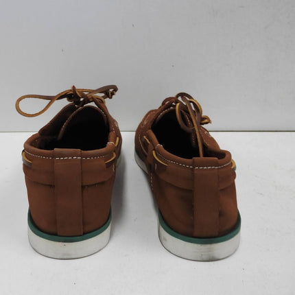 Brando Men's Lace-Up Flats Shoes, Cognac, 40 EU