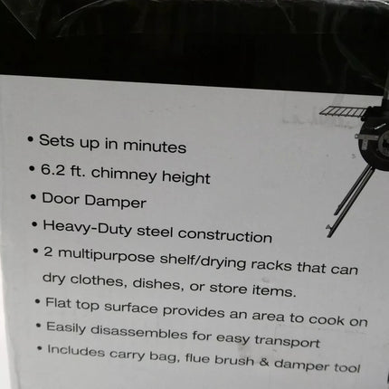 US Stove CCS14 Caribou Backpacker Portable Camp Stove - 14 Inch, Black, Small