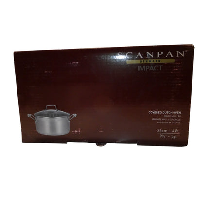 Scanpan Impact 24cm/4.8L Dutch Oven - Silver
