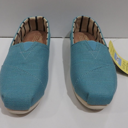 TOMS Women's Heritage Canvas Original, Marine Blue Heritage Canvas - 7 US
