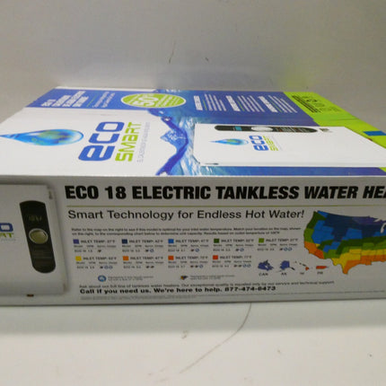 EcoSmart ECO 18 Electric Tankless Water Heater, 18 KW at 240 Volts with Patented