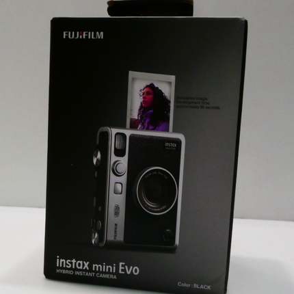 Fujifilm instax mini Evo Hybrid Instant Camera - Black