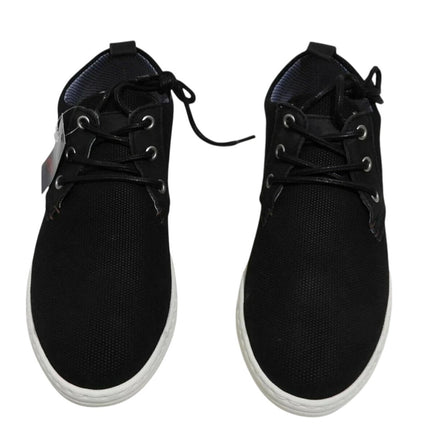 Wild Rhino Men's SAN Diego Lace-Up Flats, Black - 9 US