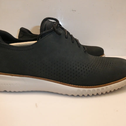 Cole Haan Men's 2.Zerogrand Laser Wing Oxford, Black Nubuck/Grey, 9US