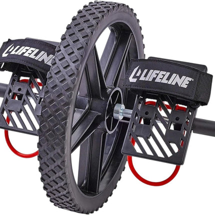 Lifeline Fitness Power Wheel Full Body Workout Ab Roller, Functional Full Body A