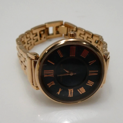 Anne Klein Women's Bracelet Watch, Rose Gold/Navy