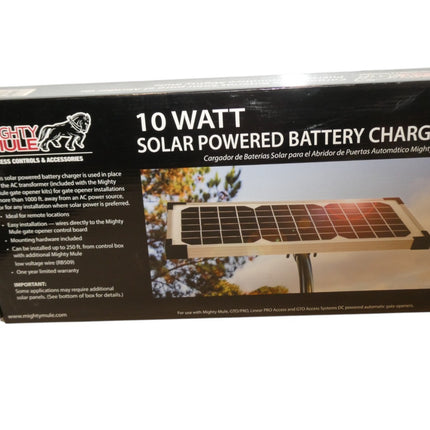 Mighty Mule Solar Panel Charging Kit 10 Watt - FM123