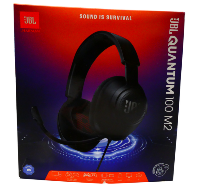 JBL Quantum 100M2, Be at The Center of The Game with JBL QuantumSOUND Signature,