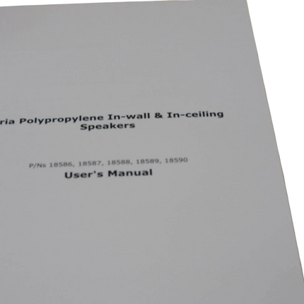 Monoprice Aria Ceiling Speakers 5.25-inch Polypropylene 2-Way (Pair)