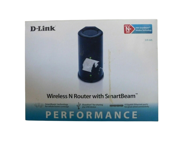 D-Link DIR-645 Wireless-N300 Gigabit Router with SmartBeam