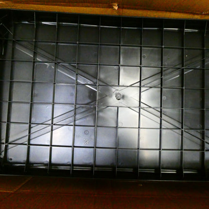 CleanLink 3-Tier Utility Trolley, 139.5 cm Height, Black