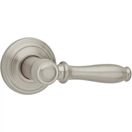 Kwikset Ashfield Hall/Closet Lever in Satin Nickel