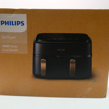 Philips 3000 Series Dual Basket 9L Air Fryer XXL (Grey) NA352/00