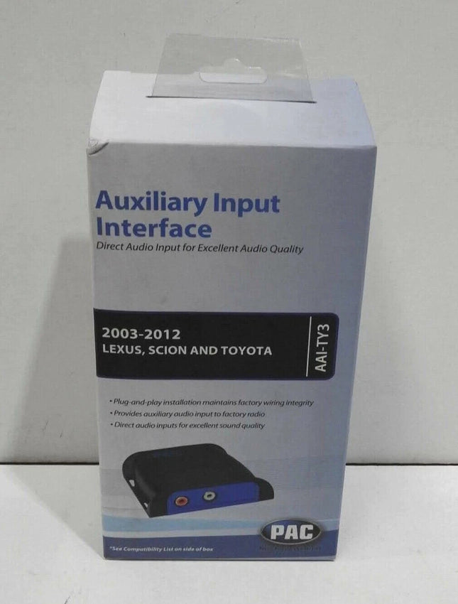 PAC AAI-TY3 Auxiliary Input Adapter for Select Lexus/Scion/Toyota Factory Radios