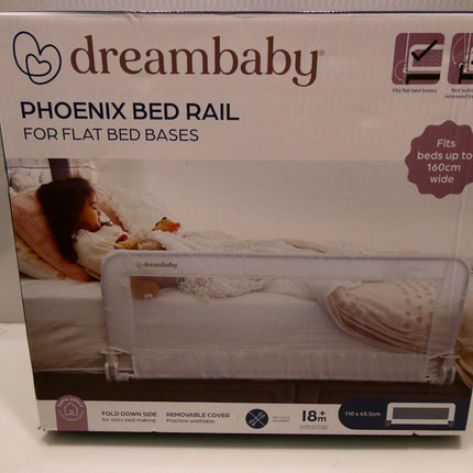 Dreambaby Kids Phoenix Mesh Adjustable Bed Rail 110 x 45.5cm White F719