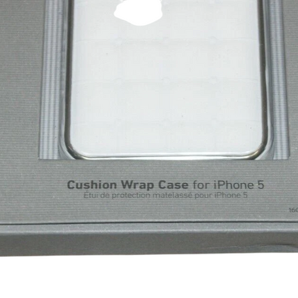 Adopted Cushion Wrap Case for iPhone 5 - White/ Silver