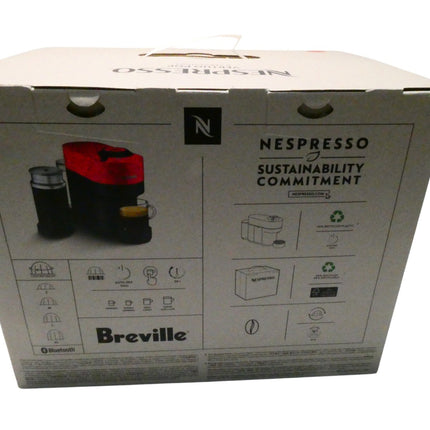 Breville Nespresso Vertuo Pop Coffee Machine 1.1L Bundle - Red BNV150RED4JAN1