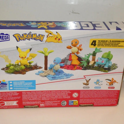 MEGA Pokémon Building Toys Set Kanto Region Team with 130 Pieces