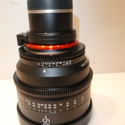 Rokinon Xeen XN50-NEX 50mm T1.5 Professional CINE Lens for Sony E Mount (FE)