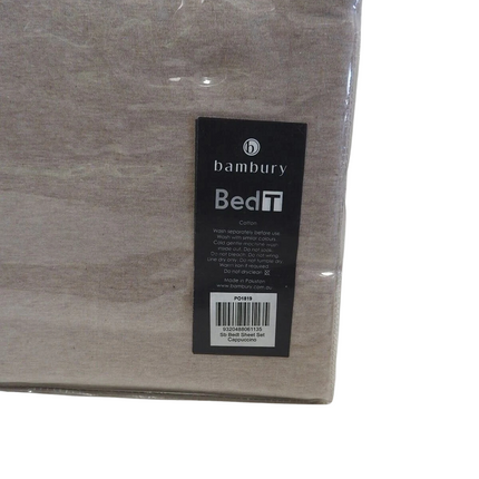 Bambury BedT Sheet Set, Single, Cappuccino