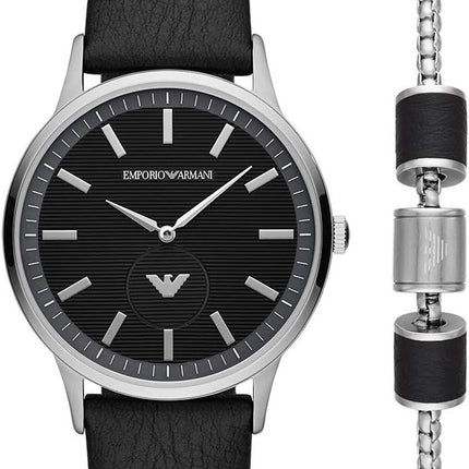 Emporio Armani Renato Black Dial Quartz AR80039 Men's Watch