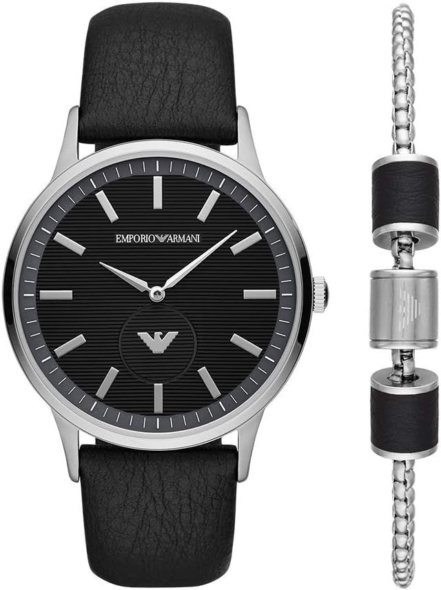 Emporio Armani Renato Black Dial Quartz AR80039 Men's Watch