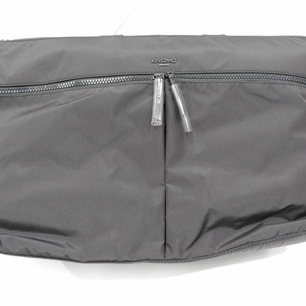 Knomo Dalston Stockholm, 15" Laptop Cross-Body Holdall, with Flat Bottom - Black