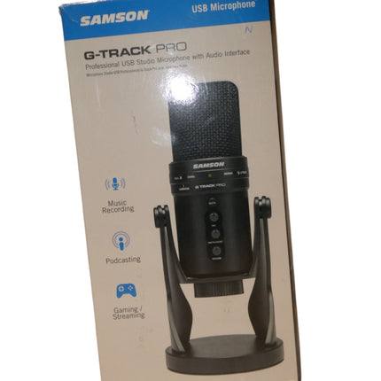 Samson Technologies G-Track Pro Professional USB Microphone with Audio Interface
