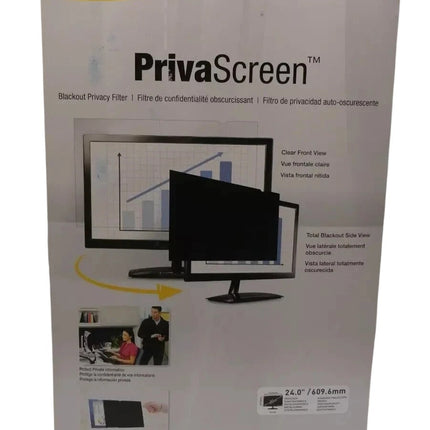 Fellowes Privascreen 16:10 Blackout Privacy Filter, 24-Inch Size