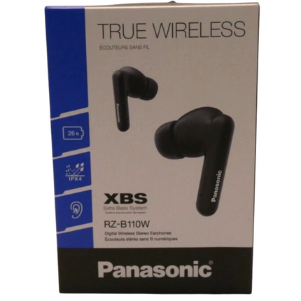 Panasonic RZ-B110W Black Wireless Bluetooth Earphones