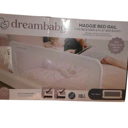 Dreambaby Maggie Toddler Bed Rails Guard Foldable & Portable Bed Safety Barrier