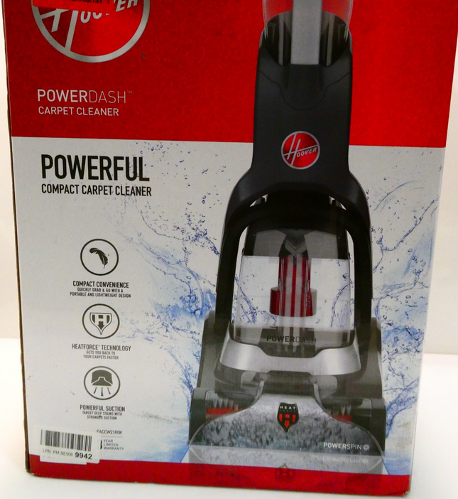 Hoover PowerDash Compact Carpet Cleaner, Powerful Pet Stain and Odour Remover