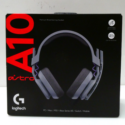 ASTRO Gaming A10 Headset Gen 2 Wired Headset, Compatible with Xbox, PC - Grey