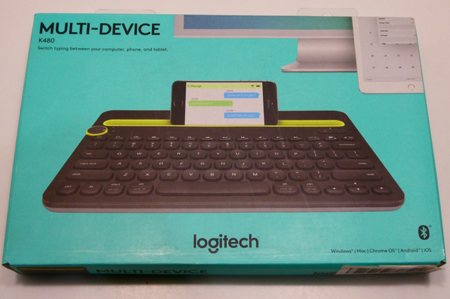 Logitech Multi-Device K480 Wireless Bluetooth Keyboard - Black