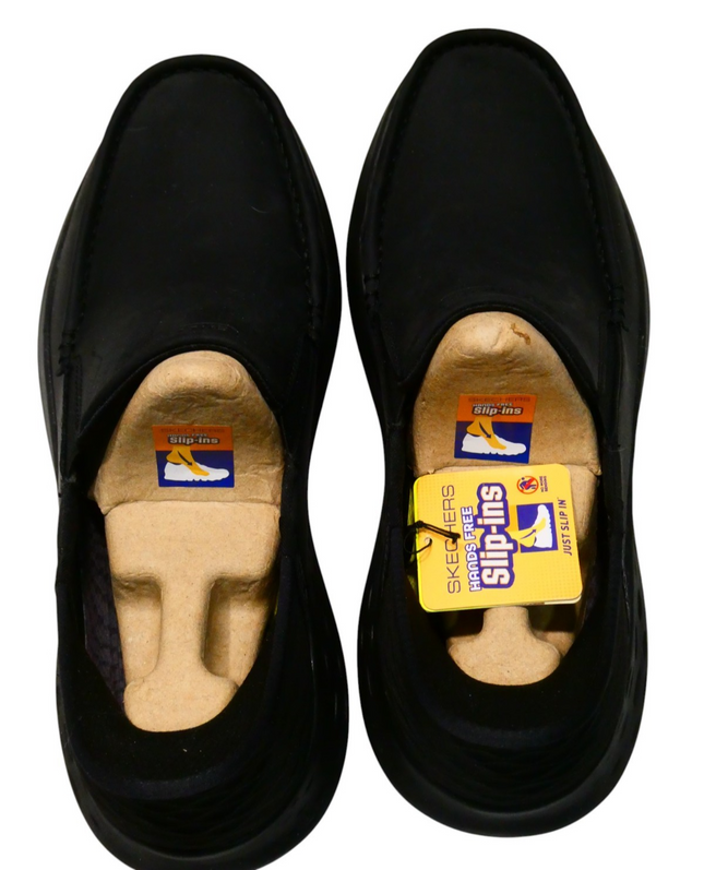 Skechers Men's Hands Free Slip-Ins: Relaxed Fit: Parson Moc Toe Sneaker, US 11