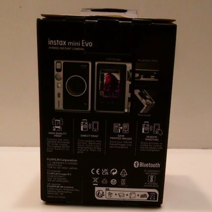 Fujifilm instax mini Evo Hybrid Instant Camera - Black