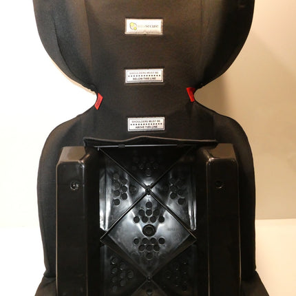 InfaSecure Versatile Folding Booster Car Seat for 4 to 8 Years, Black (CS6013)
