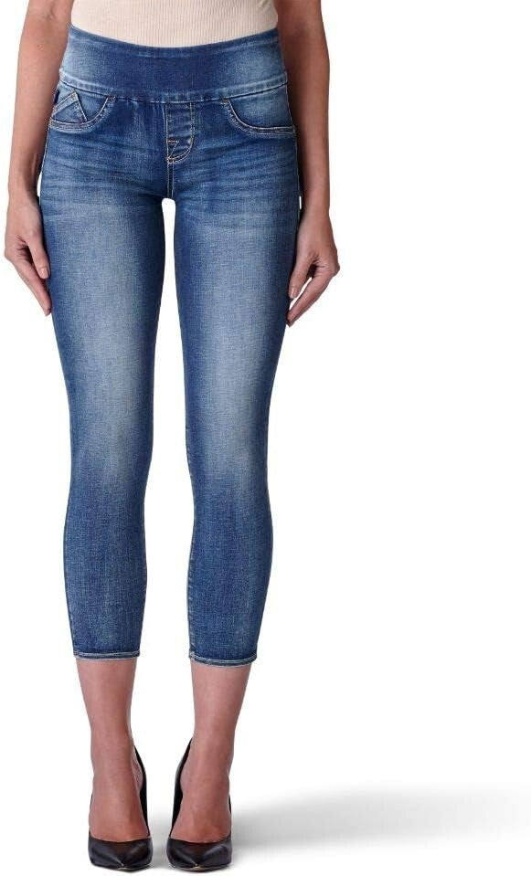 Rock & Republic Women's Denim Rx Fever Stretch Crop Capri Jean, No Refills - 14