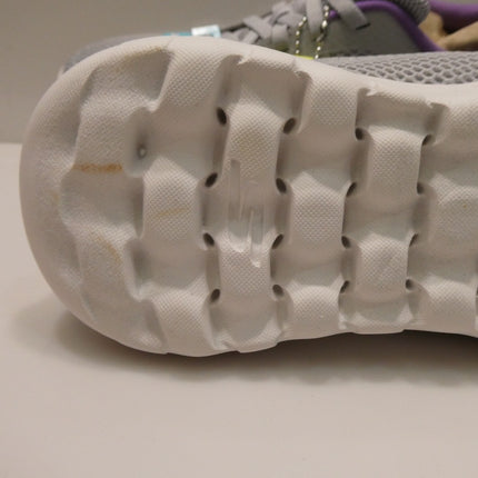 Skechers Women's Go Walk Joy Bungee with Color Pop Sneaker, Gray/Lavender, 5 US