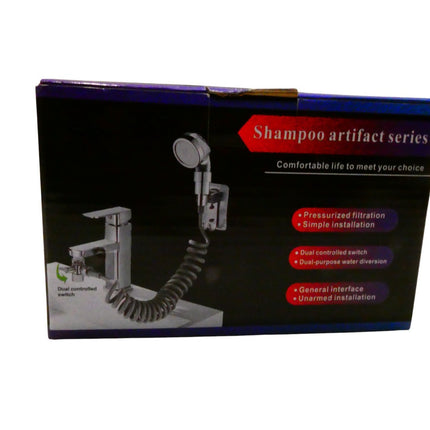 Hand Shower Sink Shower Hose Sprayer for Hair Washing,Faucet Rinser Set with Fau