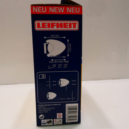 Leifheit Rollfix 80 Longline Airer, Single Line x 8 m, White