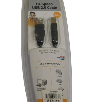 Belkin Hi-Speed USB 2.0 Cable A-B 1.8m Pack