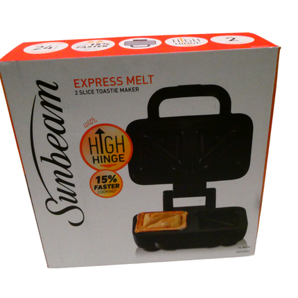 Sunbeam 2 Slice Express Melt Toastie Maker GRP2000SV