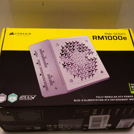 CORSAIR RM1000e (2025) Fully Modular Low-Noise ATX Power Supply - White