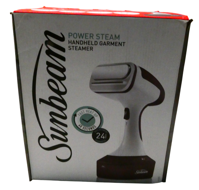 Sunbeam SG1000 Power Steam Handheld Garment Steamer - Maroon