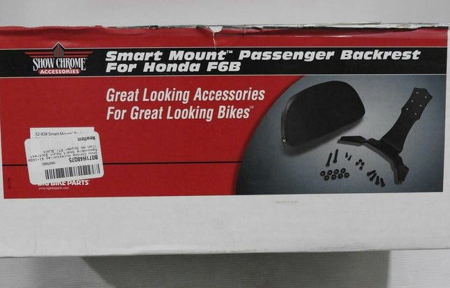 Show Chrome Accessories 41-168A Removable Smart Mount Backrest