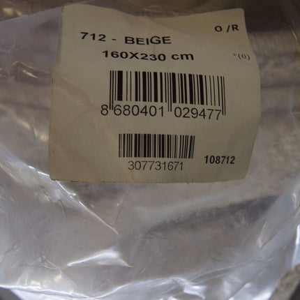 Studio Collection Floor Area Rug 712 Beige 230cm x 160cm