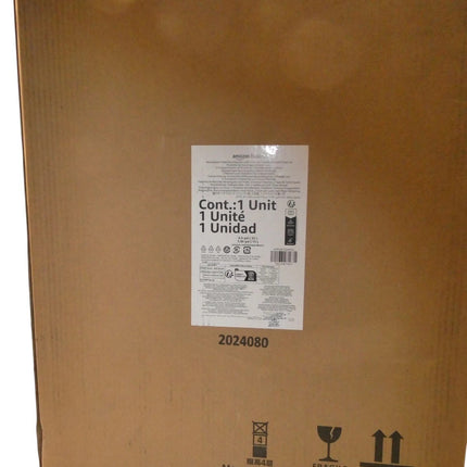 Amazon Basics Rectangular Pedal Recycling Bin with 2 Compartments 25L & 15L